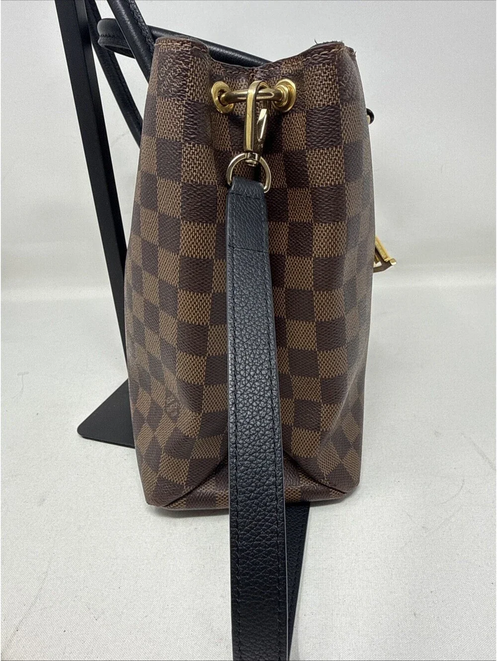 Louis Vuitton LV Riverside Damier Ebene  Top Handle Bag